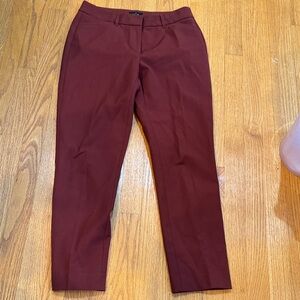 Chic Burgundy Trousers White House black market